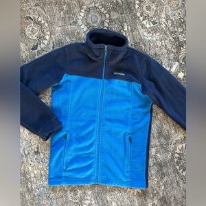 EUC Columbia Color Block Fleece Jacket Zip-Up 14/16